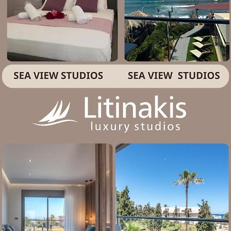 Litinakis Studios Sea View & Litinakis Studios Garden View 700 Meters Away Agia Marina  Ngoại thất bức ảnh